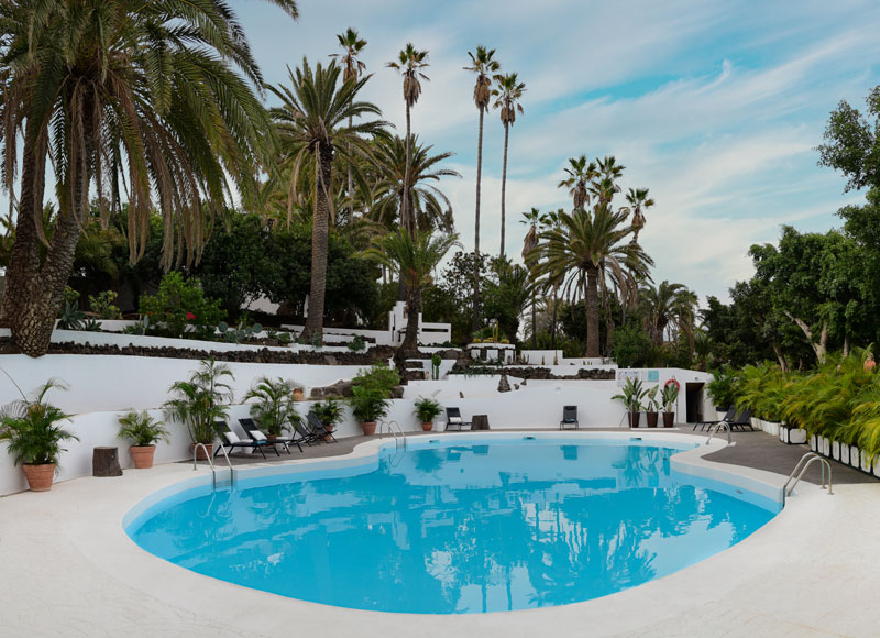 Fotografie eines Hotelpools auf Gran Canaria